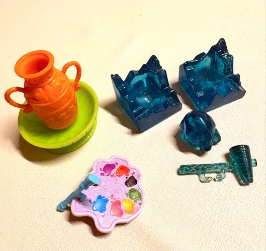 Lote Acessórios Monster High G1 - Art Class Studio Playset Mattel 2013