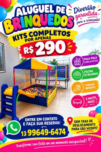 Aluguel de brinquedos