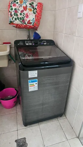 Lava roupas Panasonic 12kg titanium