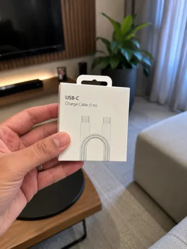 Carregador iphone android cabo usb-c