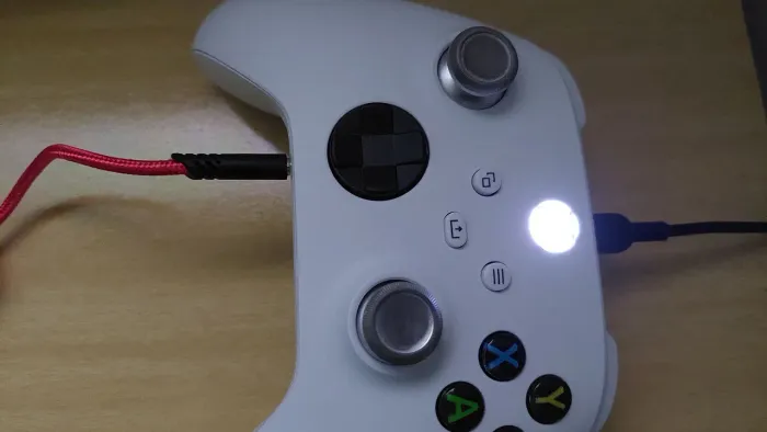 Controle xbox series s com botão de alumínio