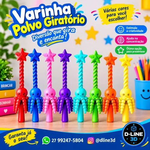 Varinha mágica polvo