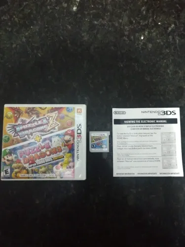 Puzzle & Dragons Z + Puzzle & Dragons Super Mario Bros. Edition original e completo