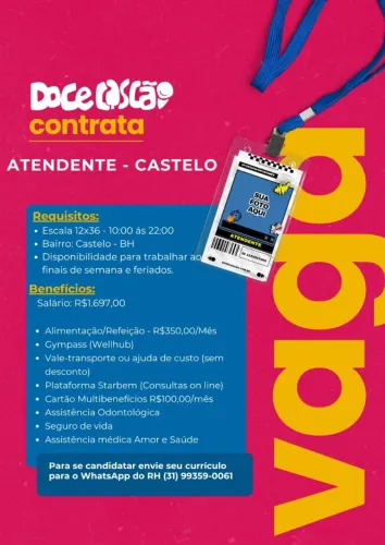 Atendente 12x36