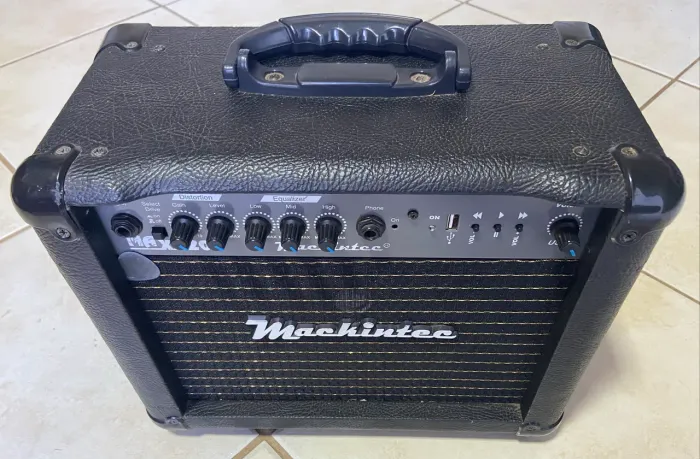 Caixa cubo amplificador guitarra mackintec com USB