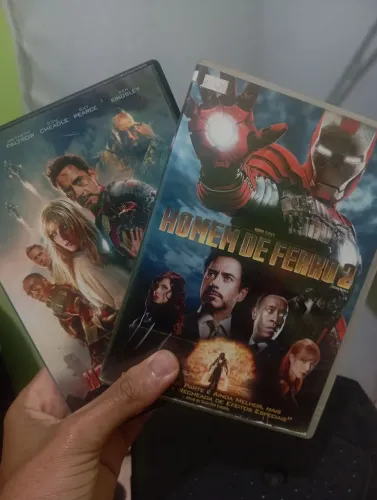 DVD Homem de Ferro 2 e 3