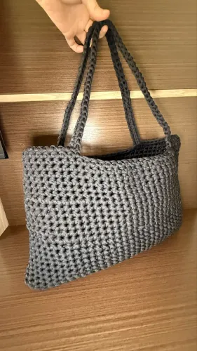 Bolsa tote de crochê