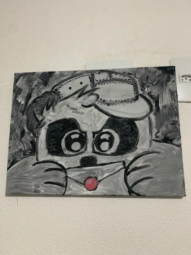 Quadro pintado a mão