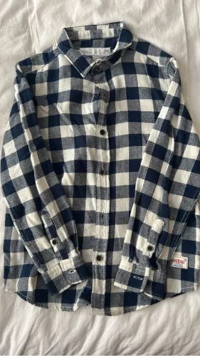 Camisa xadrez zara tamanho 7