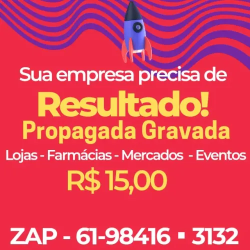Vinheta para carro de propaganda 