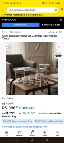 Expositor de doces