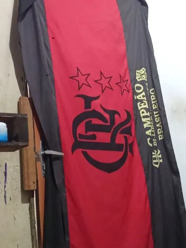 Uma bandeira do flamengo