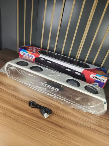 Soundbar Bluetooth 30W Espelhada com LED