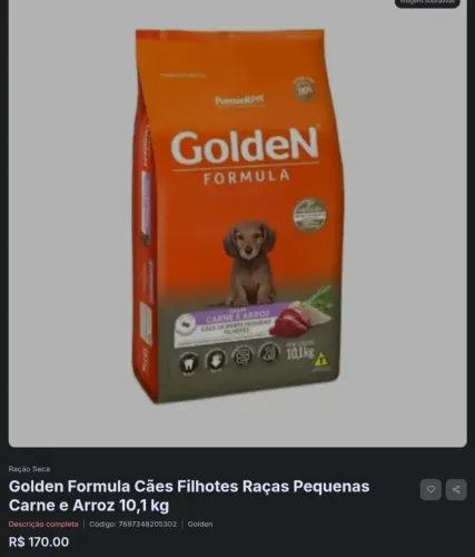 Qualquer ração por preço único
