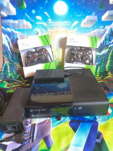 Vídeo Game Xbox 360 R.G.H 500GB+Jogos