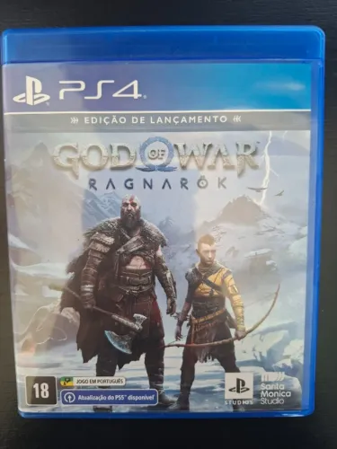 God of War Ragnarok - PS4/PS5 - edição de lançamento com DLC