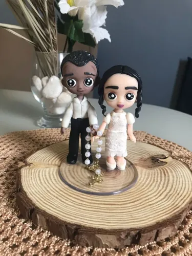 Noivinhos Personalizados em biscuit