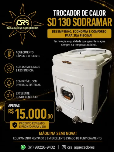 Trocador de calor Sodramar Sd 130