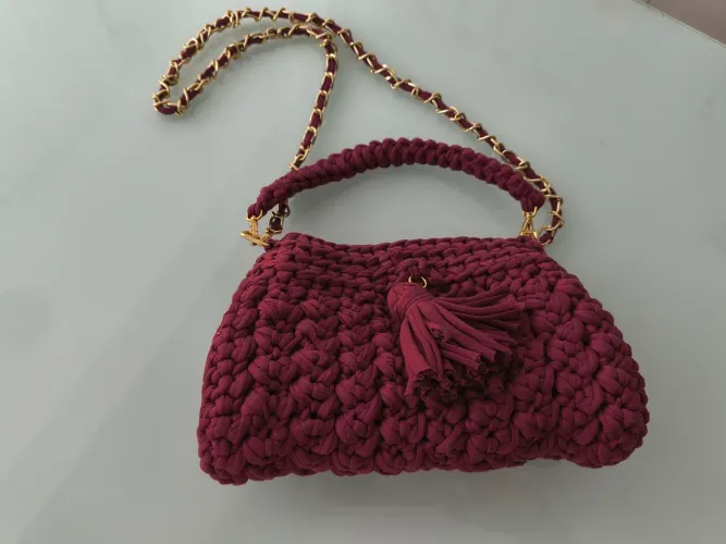 Bolsa crochê