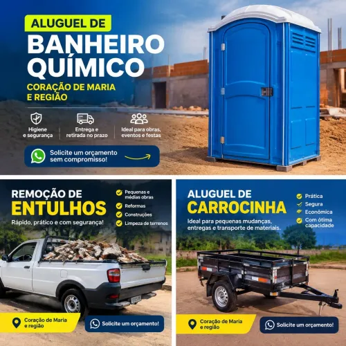 Solicite seu orçamento (ALUGUEL E FRETES)