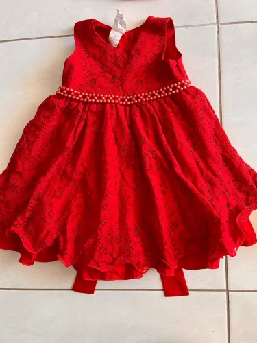 Vestido bebê seminovo festa.