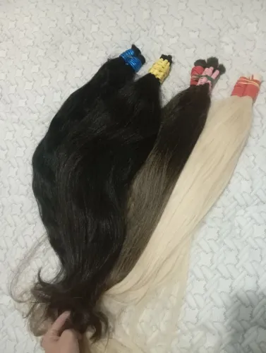 Mega Hair à Venda - 4 Mechas, 967g, Cores Variadas ?