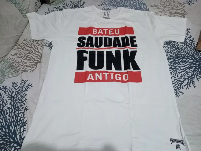 CAMISA BATEU SAUDADE FUNK ANTIGO