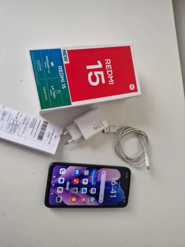 Redmi 15 256GB / 16GB RAM (8+8) ? Tela 6.9" + Nota Fiscal (Impecável)
