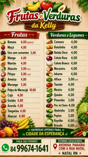 Frutas e verduras