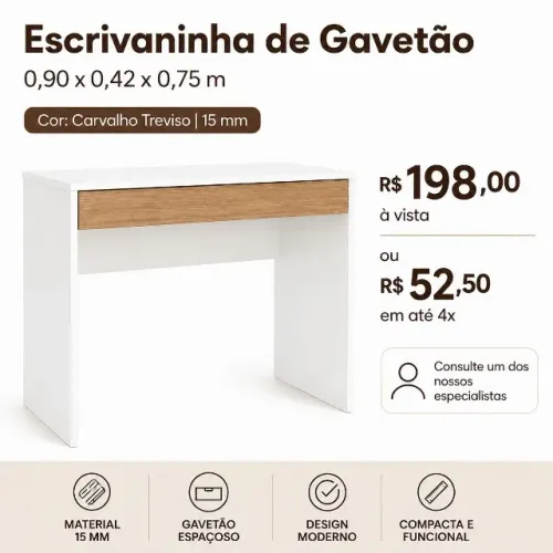 ESCRIVANINHA GAVETÃO