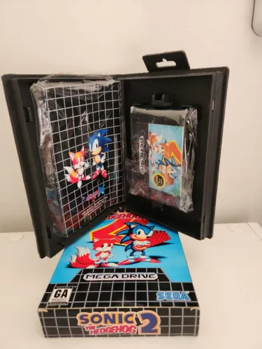 Cartucho Mega Drive Sonic The Hedgehog 2