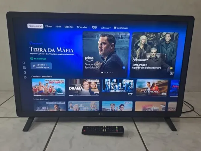 Smart TV LG 32" HD (1366x768) - modelo 32LM627BPSB