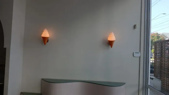luminárias de sorvete 