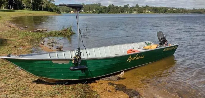 Barco alumínio 6 + motor popa 