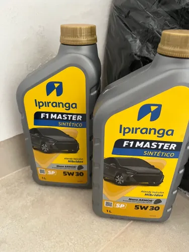 Kit 3 Frascos Óleo Ipiranga F1 Master 5W30 Sintético (1L cada) - Lacrados