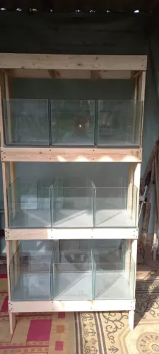 Bateria para aquário com 9 aquário 30x30x40 