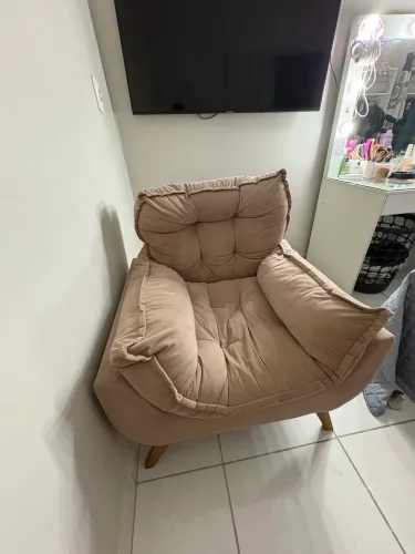 Poltrona decorativa super confortável