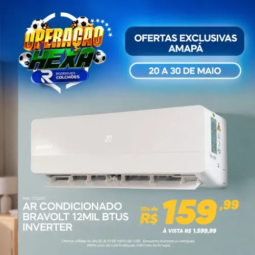 *CENTRAL DE AR CONDICIONADO SISTEMA INVERTER BRAVOLT*