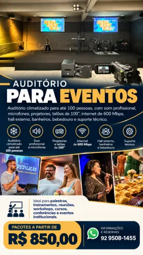ESTÁ PROCURANDO UM AUDITÓRIO PARA SEU EVENTO?