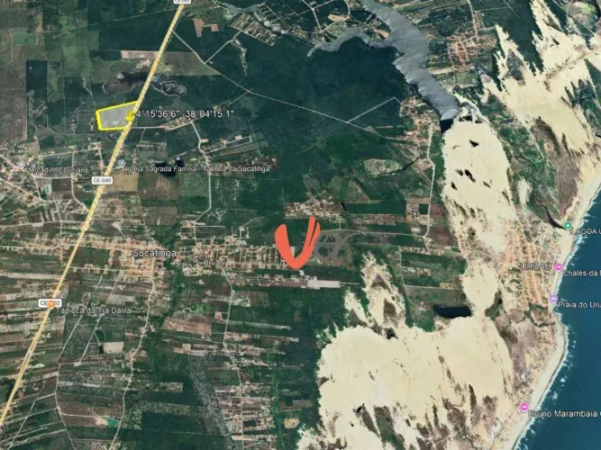 Terreno à venda, 174000 m² por R$ 1.800.000,00 - Centro - Beberibe/CE