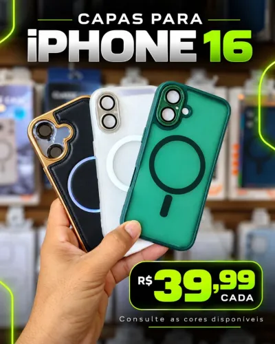Capa Magsafe Premium iPhone 16