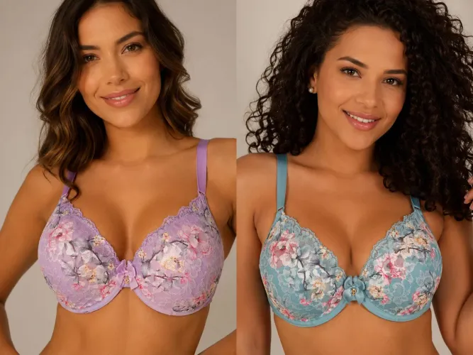 Soutien Plus Floral - Valorize as suas Curvas