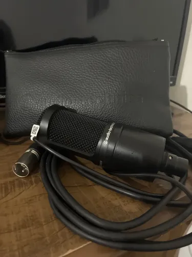 Microfone Audio-Technica AT2020 Original Excelente Estado + Caixa