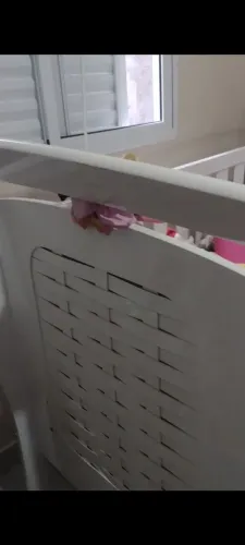 Berço que vira cama de rodinha 