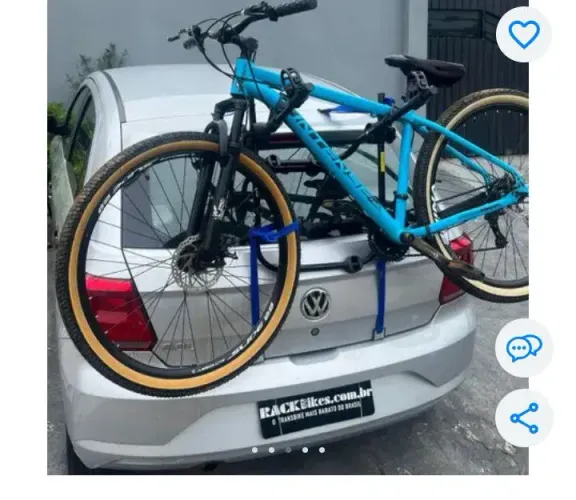 Suporte de bicicleta para carro