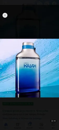 Perfume natura Kaiak tradicional masculino