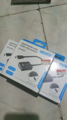Adaptador HDMI para VGA + Áudio IT-Blue - Novo na Caixa