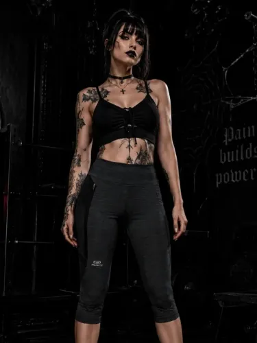 calça legging capri kalenji decathlon esportivo fit fitness nova leia a descrição