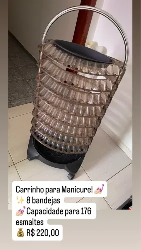 Carrinho para Manicure
