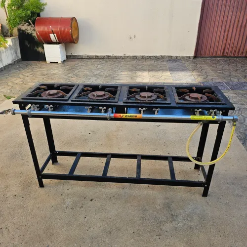 Fogão Industrial de 4 bocas linha Venâncio